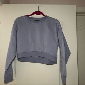 EUC Zara Women's Purple Cropped Sweatshirt, Loungewear, Size S